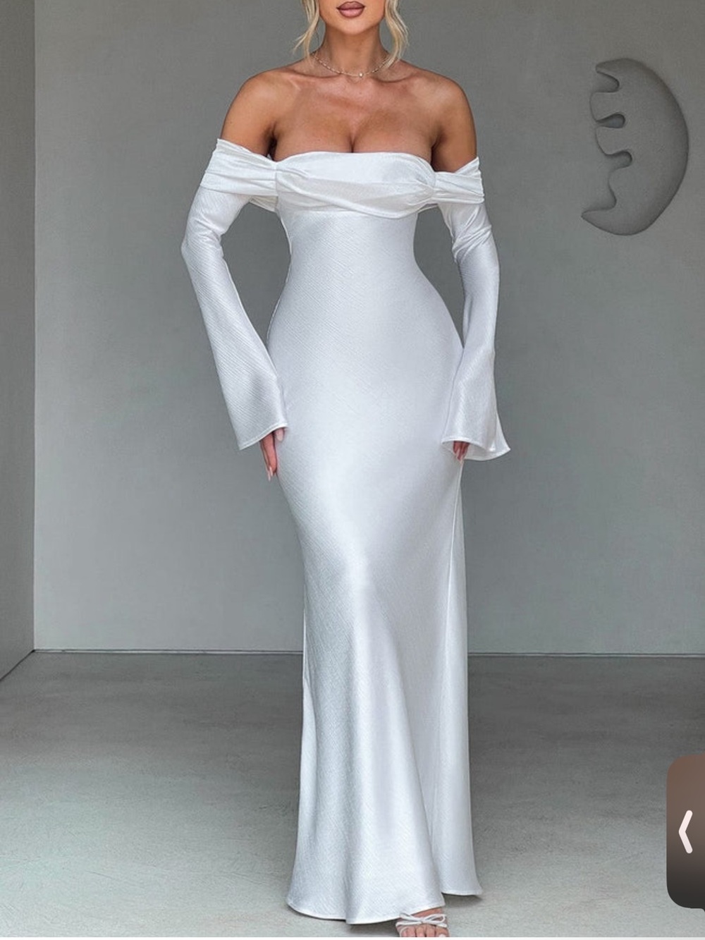 Selene White Maxi Dress